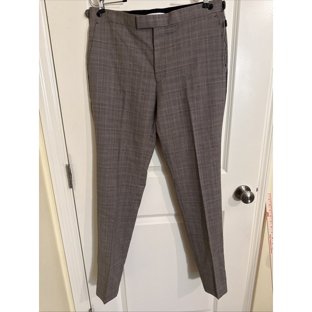 Reiss Houndstooth Wool Blend Dress Pants 32x32
